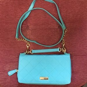 Miche jade green crossbody wallet
